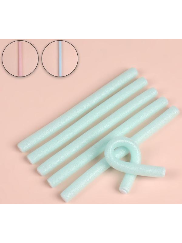 Бигуди «Бумеранг», d = 1 см, 18 см, 6 шт, цвет МИКС