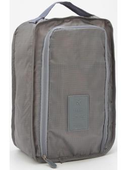 Косметичка на молнии, цвет серый