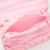 Косметичка-несессер на липучках, с крючком, цвет розовый
