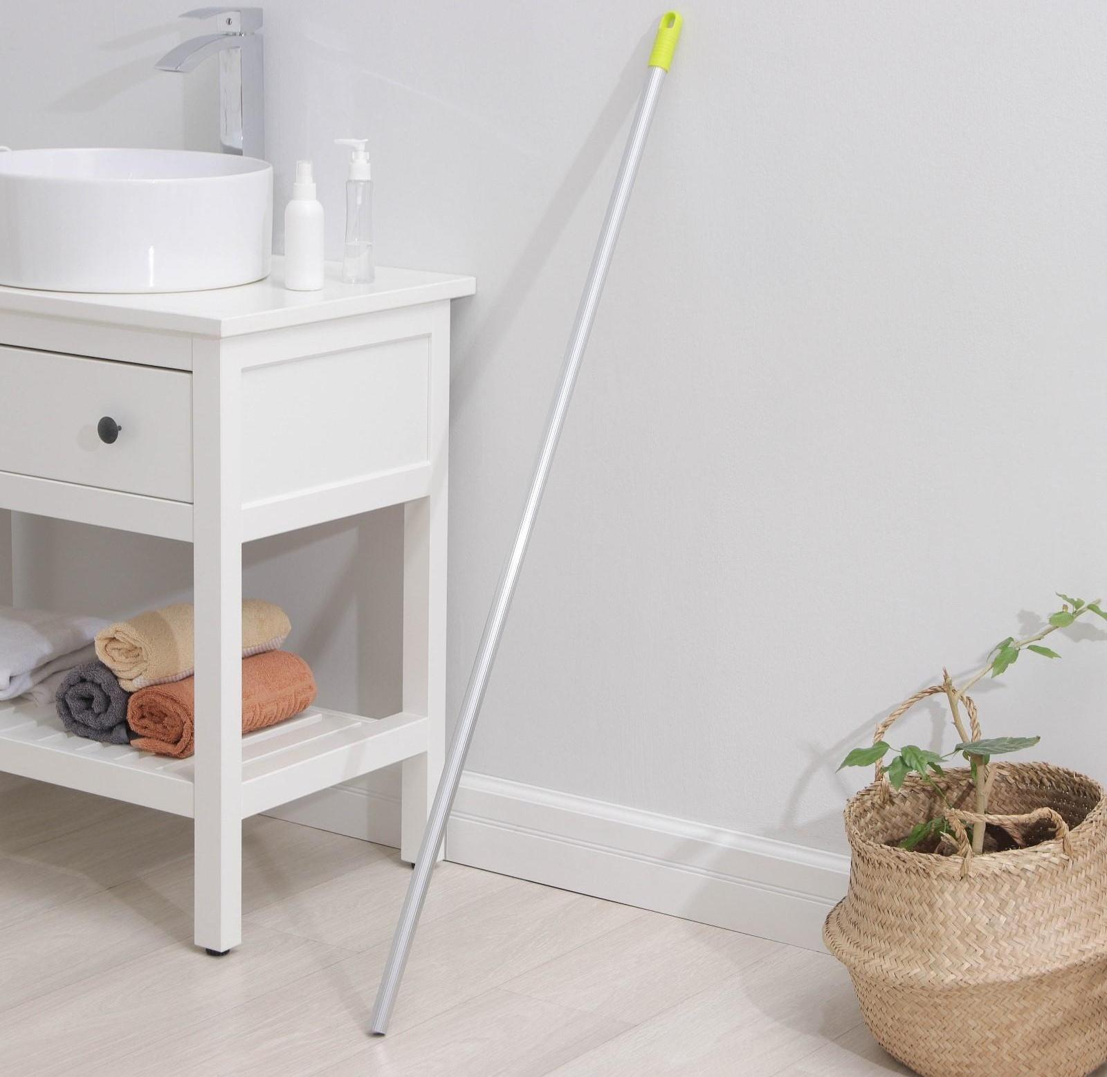 Черенок алюминиевый под клипсу, d=2,2 см, 120 см