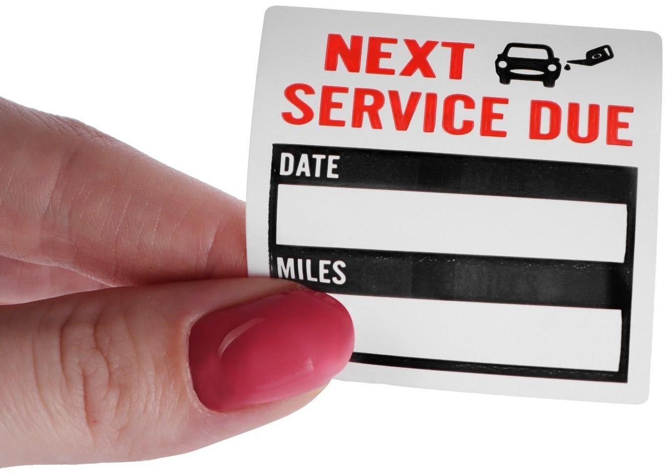 Наклейка для планового сервисного интервала, рулон 150 шт