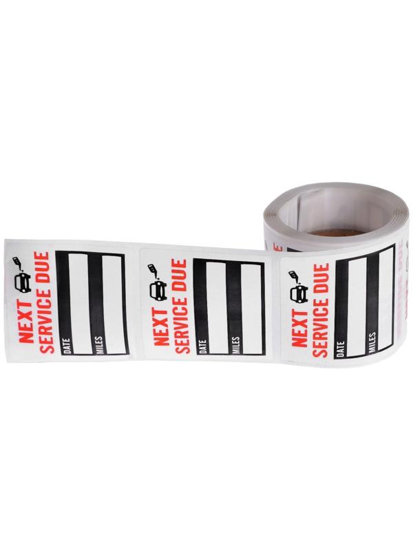 Наклейка для планового сервисного интервала, рулон 150 шт