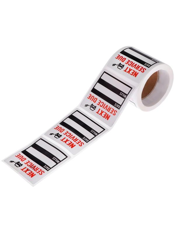 Наклейка для планового сервисного интервала, рулон 150 шт