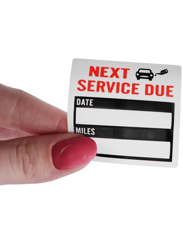 Наклейка для планового сервисного интервала, рулон 150 шт