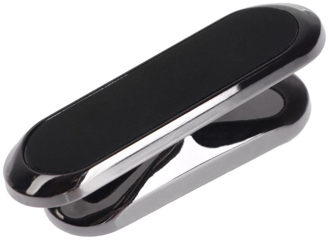 Держатель телефона TORSO на клейкой основе, магнитный, черный хром