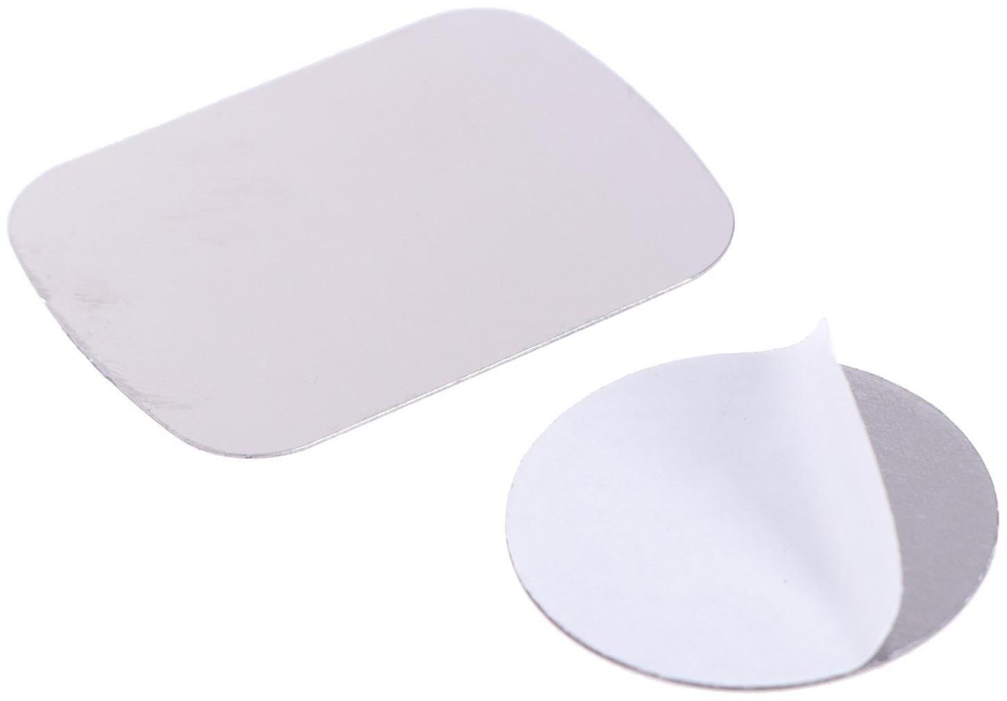 Держатель телефона Cartage магнитный на клейкой основе, люминесцентный, черный хром