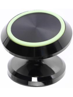 Держатель телефона Cartage магнитный на клейкой основе, люминесцентный, черный хром