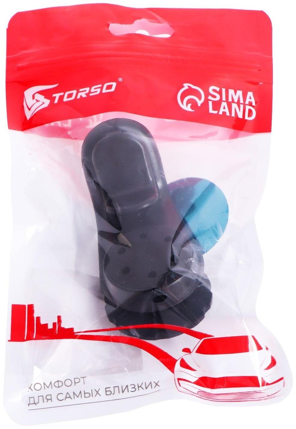 Держатель телефона TORSO в дефлектор, магнитный, черный