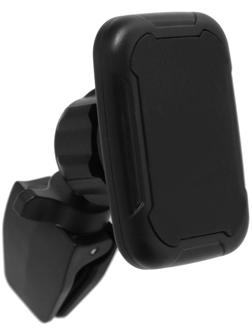 Держатель телефона магнитный в дефлектор, вращение 360°, черный