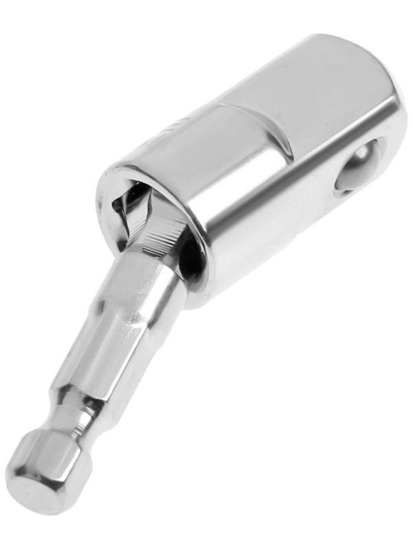 Набор шарнирных адаптеров для шуруповерта ТУНДРА, CrV, 1/4 - 3/8 - 1/2