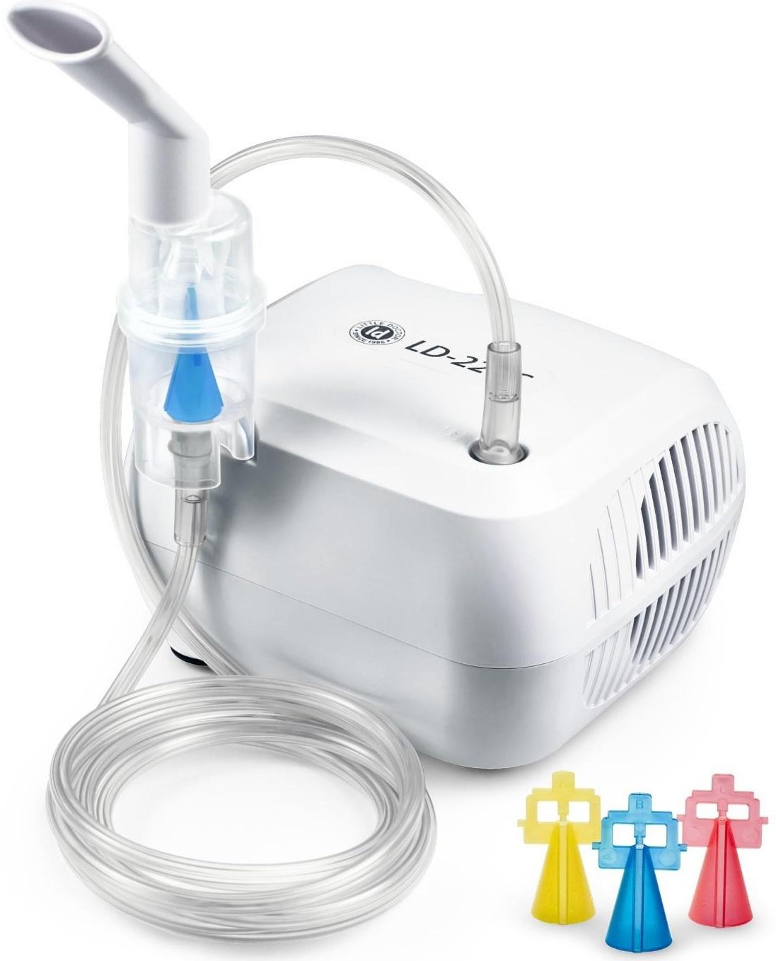 Ингалятор Little Doctor LD-220С, 60 Вт, компрессорный, 3 распылителя, 10 мл, 0.3-0.5 мл/мин