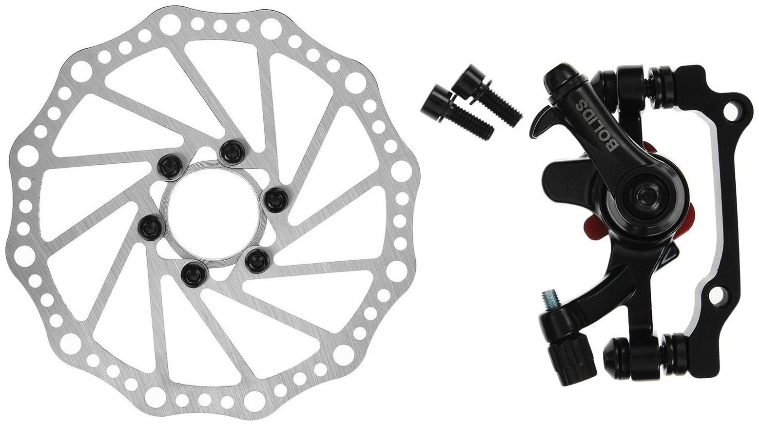 Калипер механический задний, с диском 160 мм