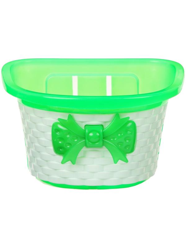 Корзина детская, без креплений, цвет зелёный