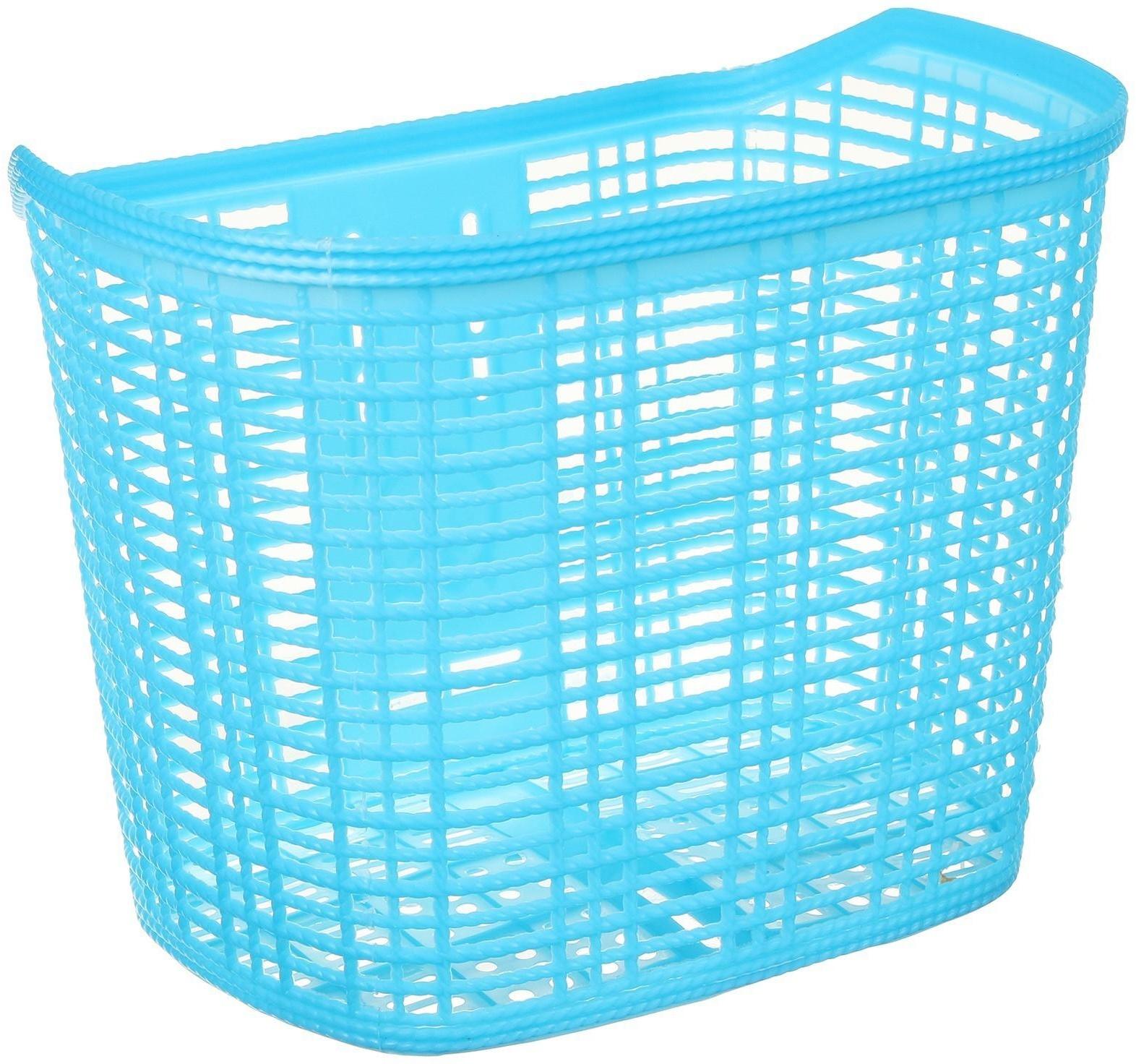 Корзина пластиковая Dream Bike, без крепления, цвет синий