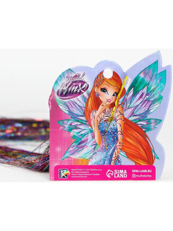 Прядь для волос блестящая 