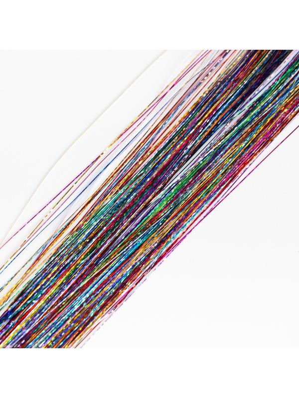 Прядь для волос блестящая 