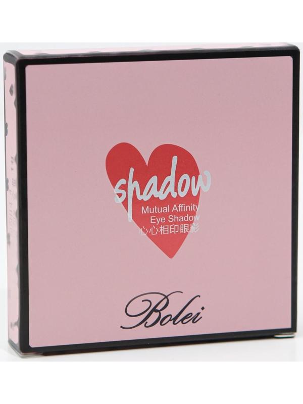 Палетка теней для век в форме сердца, 9 цветов, №1