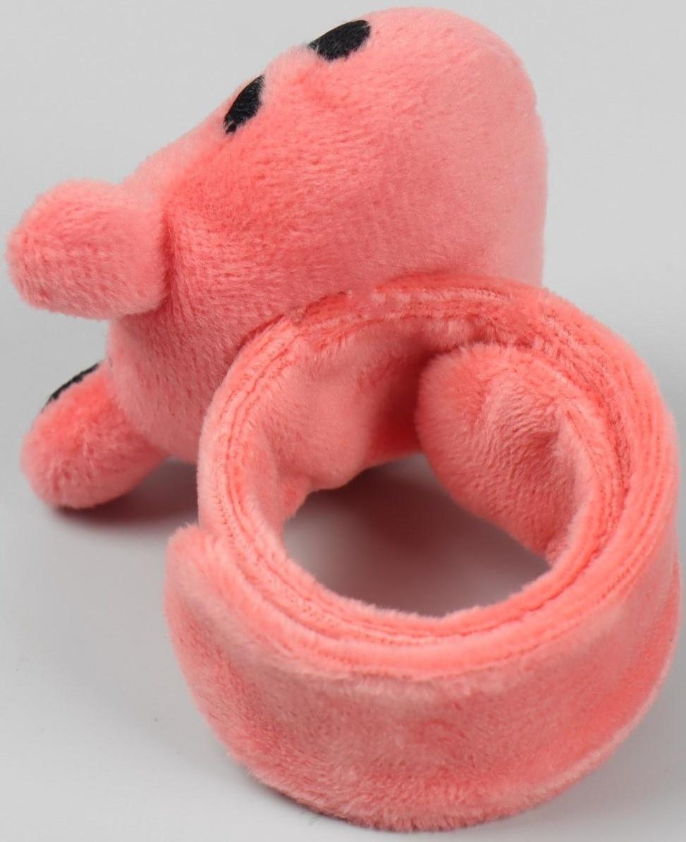 Игольница на браслете «Тигр», 23 × 6,5 см, цвет розовый