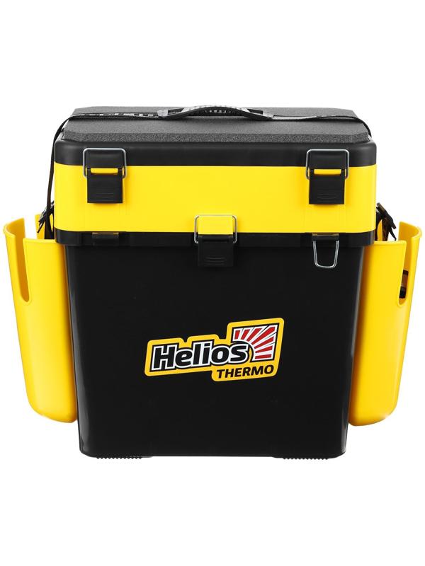 Ящик Helios FishBox Thermo с термоконтейнером (19л/8,5л), цвет чёрный-жёлтый (T-FB-T-19-8-BY)