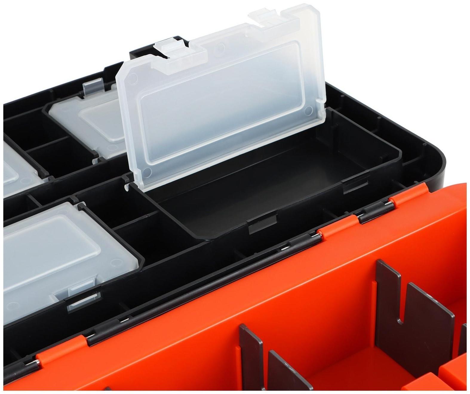 Ящик рыболовный зимний Helios SHARK, цвет оранжевый (HS-IB-19-SHO-1)