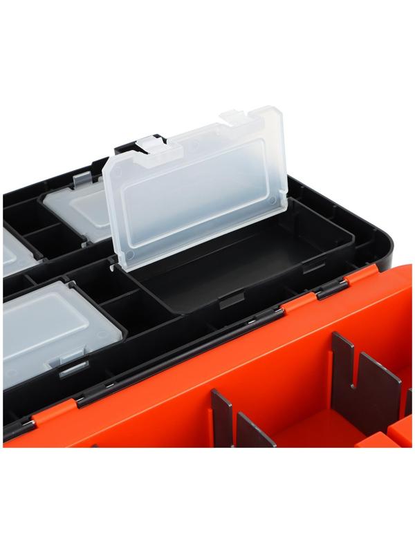 Ящик рыболовный зимний Helios SHARK, цвет оранжевый (HS-IB-19-SHO-1)