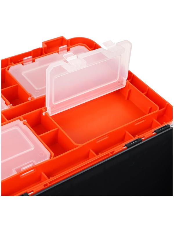 Ящик рыболовный зимний Helios SHARK, цвет оранжевый (HS-IB-19-SHO)