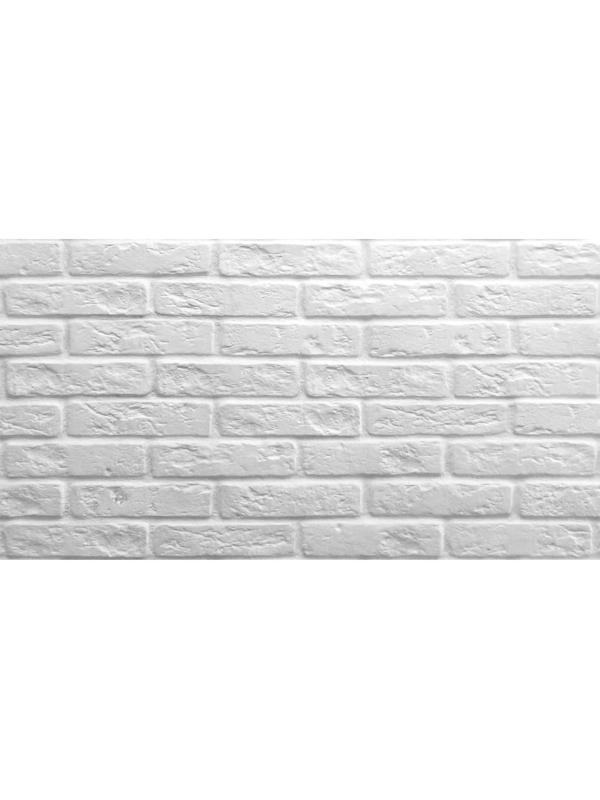 Гипсовая плитка «Барселона», усиленная, 1 кв м, 90 шт, цвет белый