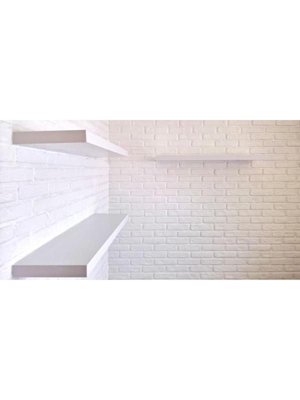 Гипсовая плитка «Барселона», усиленная, 1 кв м, 90 шт, цвет белый