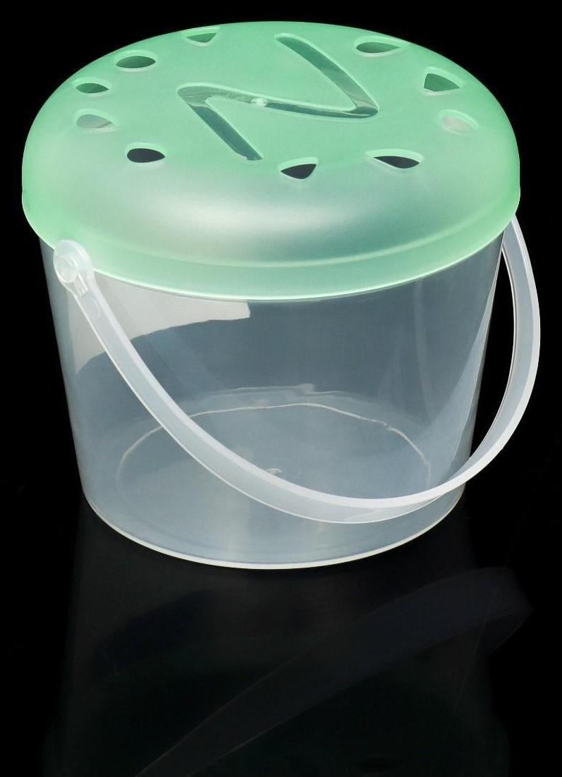 Переноска для животных, 9 х 7 см, зелёная