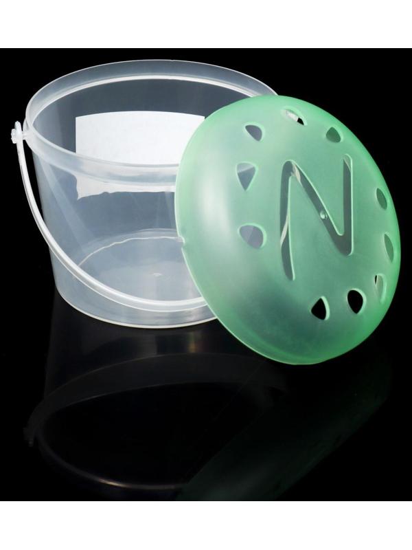 Переноска для животных, 9 х 7 см, зелёная