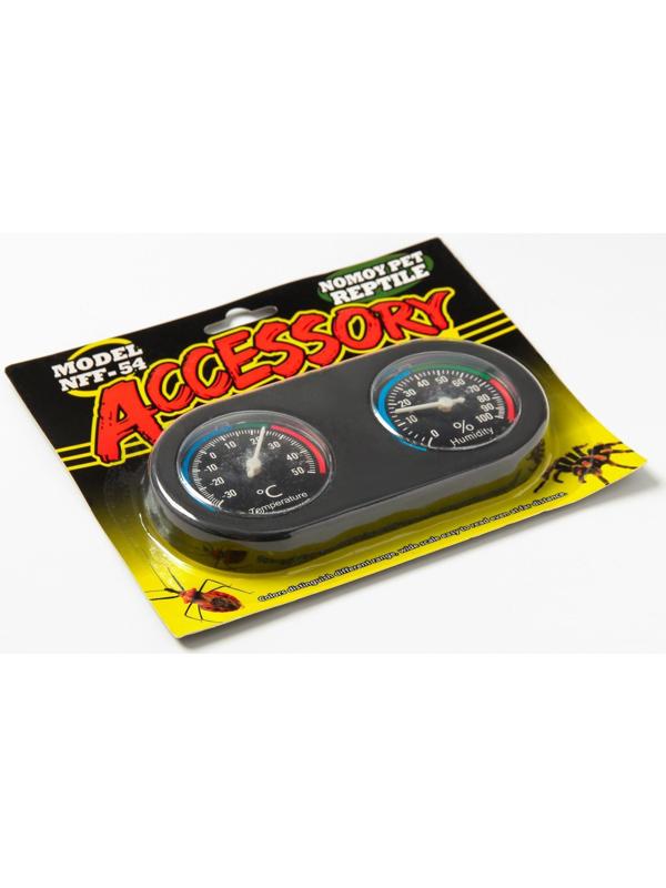 Аналоговый термометр + гидрометр NomoyPet для террариума