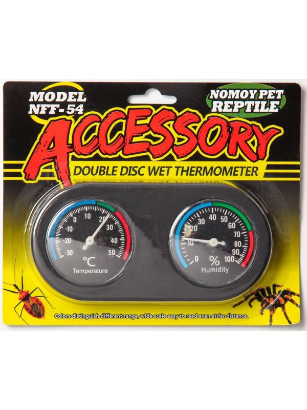 Аналоговый термометр + гидрометр NomoyPet для террариума