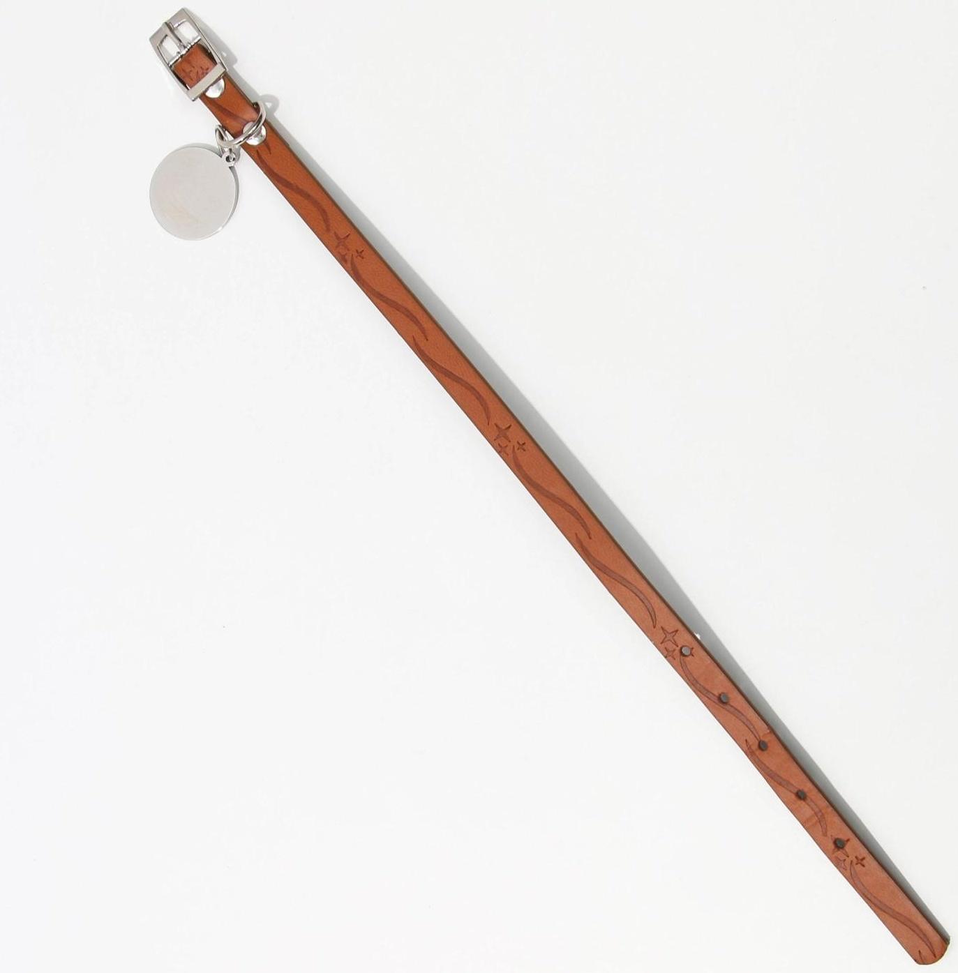 Ошейник с подвесом MAGIC CAT 31x1 см, коричневый