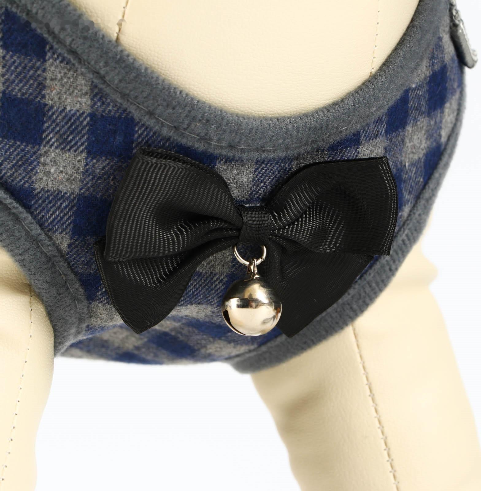 Комплект амуниции с мягкой шлейкой,L (ОШ 30-50, ОГ 36-56 см; 120х1,5 см) серый