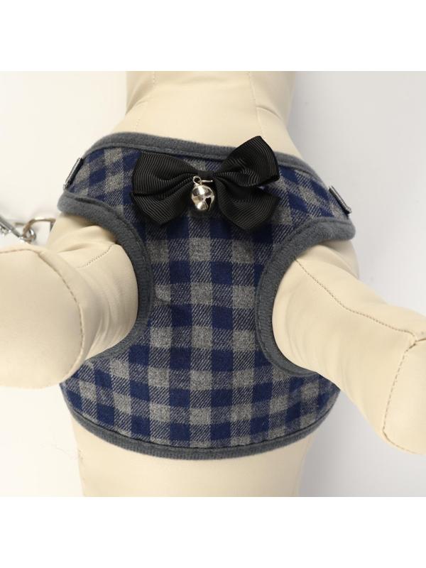 Комплект амуниции с мягкой шлейкой, XL (ОШ 38-52, ОГ 42-60 см;120 х 1,5 см) серый