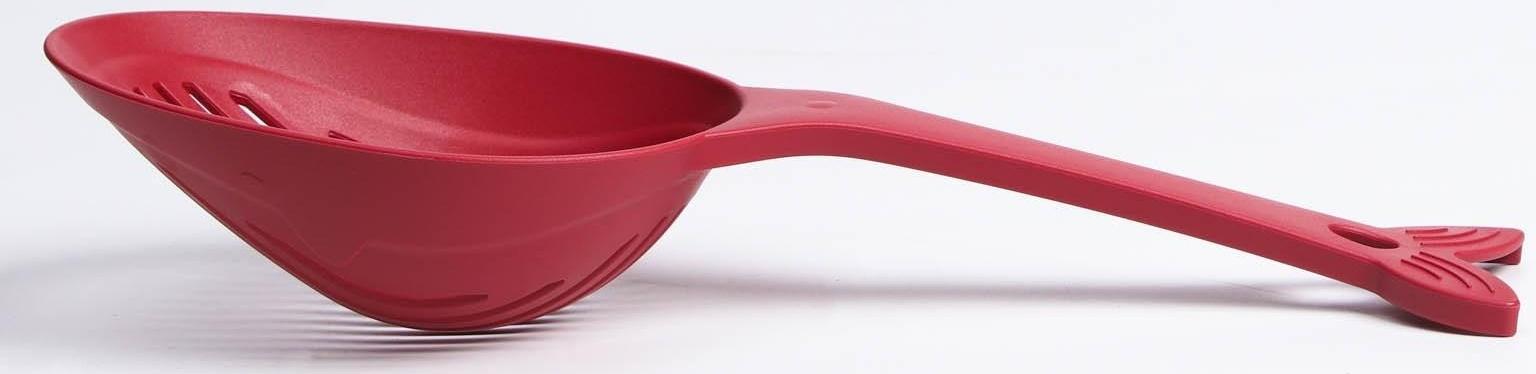 Совок для кошачьего туалета 33 см, бордовый