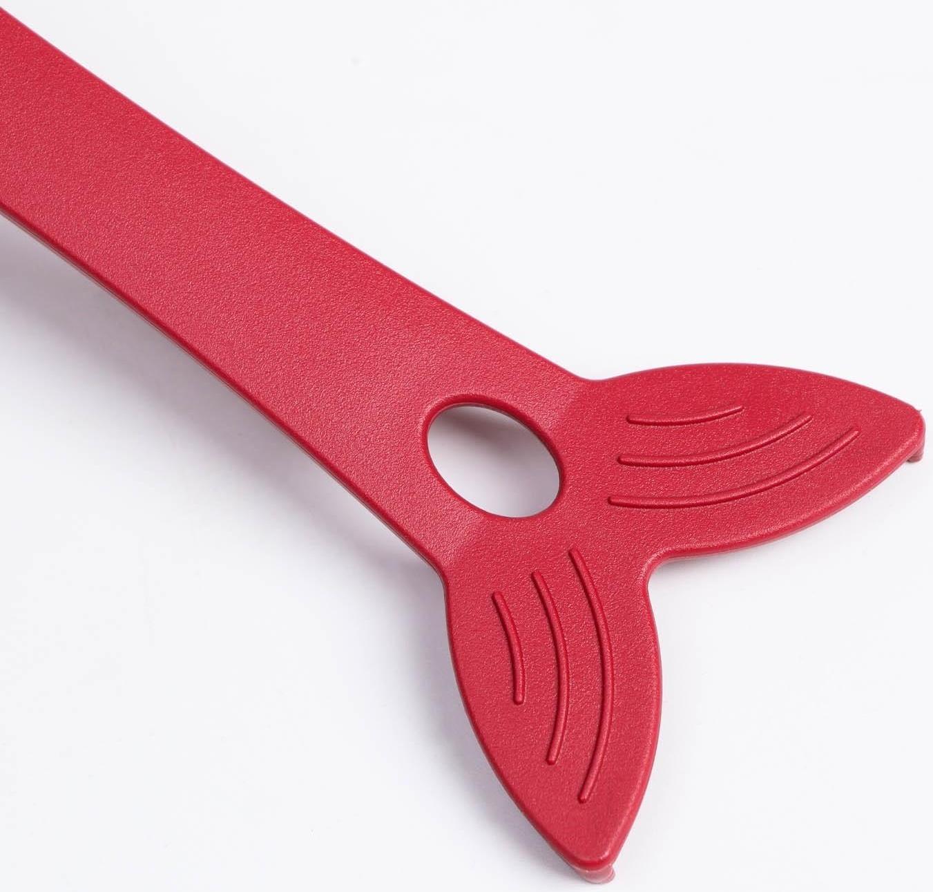 Совок для кошачьего туалета 33 см, бордовый