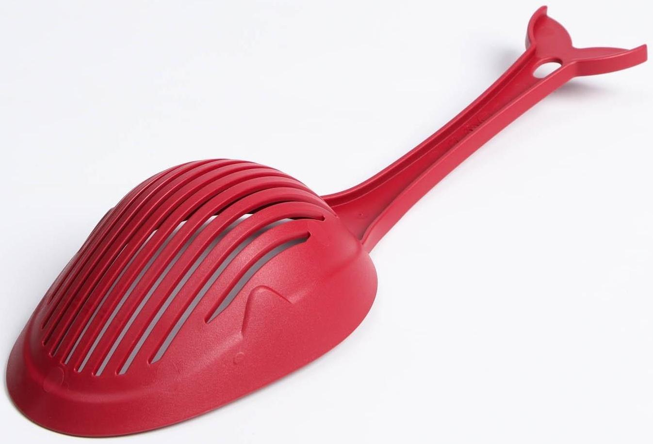 Совок для кошачьего туалета 33 см, бордовый