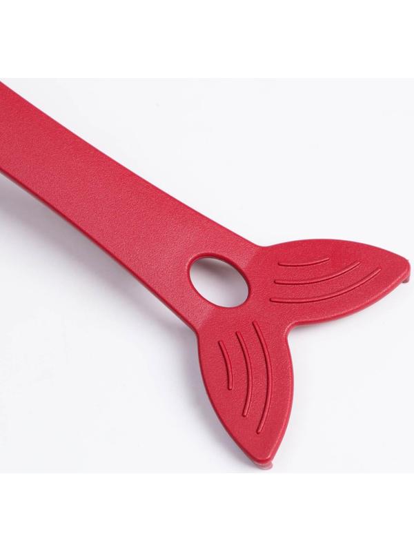 Совок для кошачьего туалета 33 см, бордовый