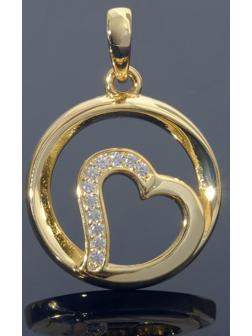 Подвеска родированная 