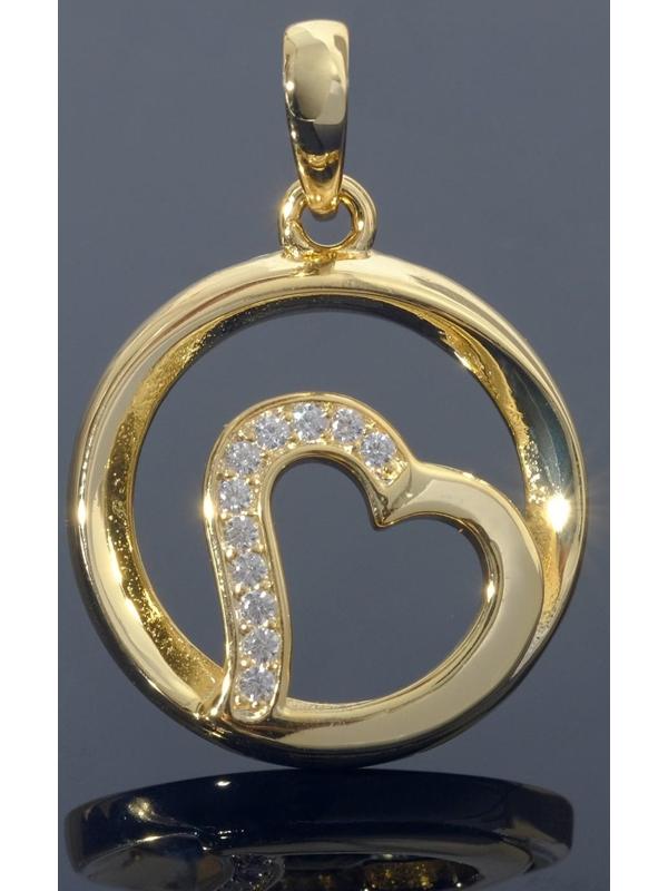 Подвеска родированная 