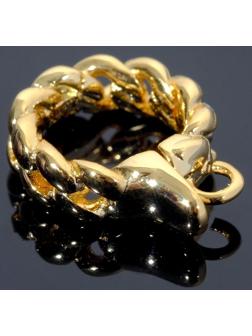 Держатель для кулона родированный 