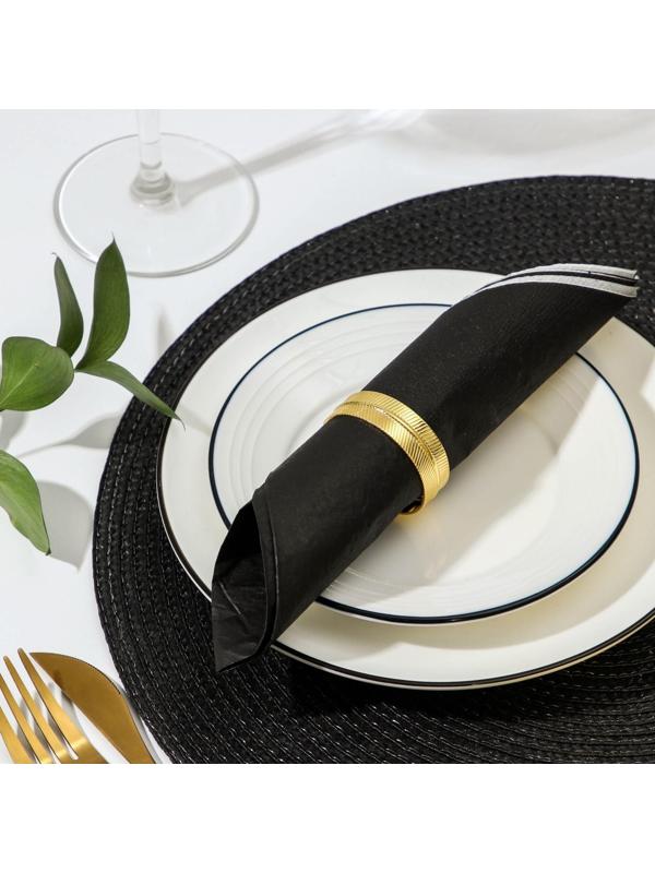 Кольцо для салфетки Noble, 4,2×1 см, цвет золотой