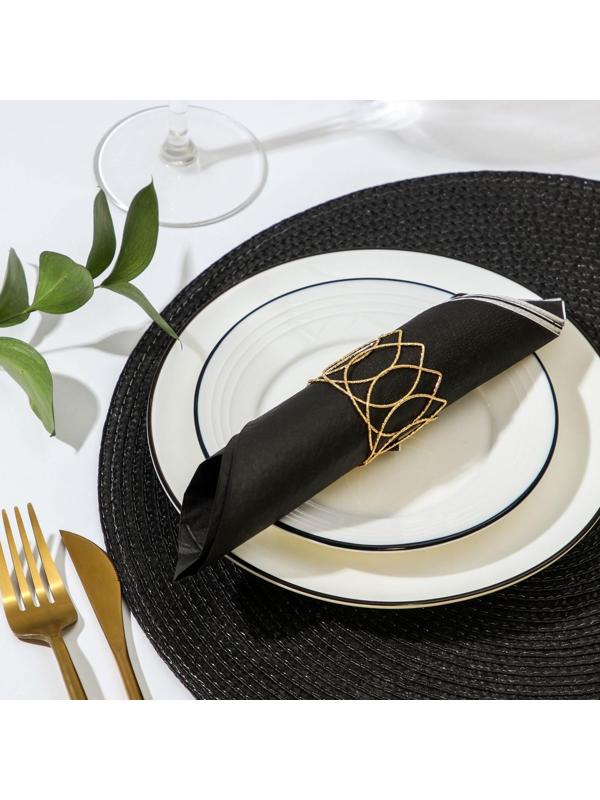 Кольцо для салфетки Noble, 4,5×4 см, цвет золотой