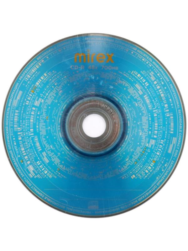 Диск CD-R Mirex Standard 50, 48x, 700 Мб, шт