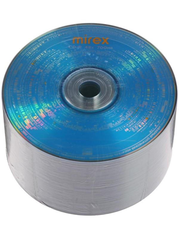 Диск CD-R Mirex Standard 50, 48x, 700 Мб, шт