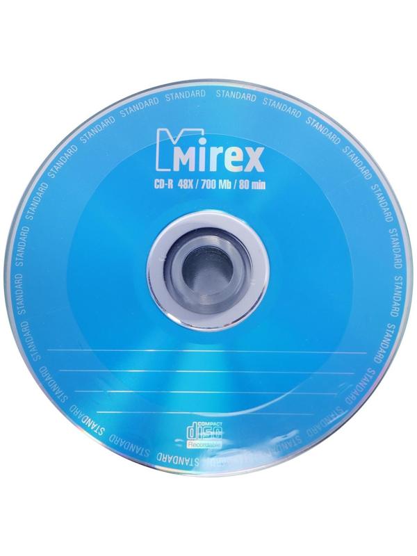 Диск CD-R Mirex Standard 50, 48x, 700 Мб, шт