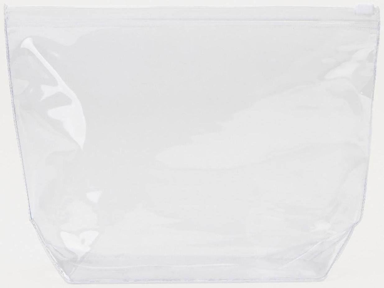 Косметичка с застежкой зип-лок, цвет прозрачный