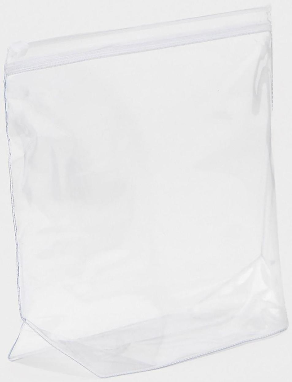 Косметичка с застежкой зип-лок, цвет прозрачный