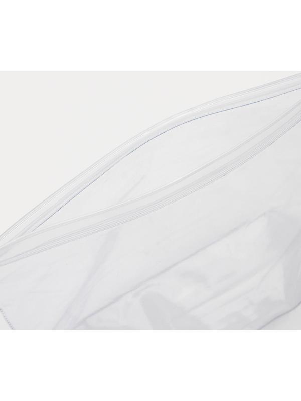 Косметичка с застежкой зип-лок, цвет прозрачный